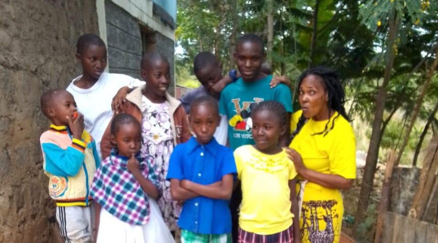 Humphrey Hiuhu Foundation founder + kids