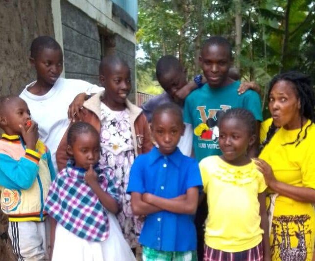 Humphrey Hiuhu Foundation founder + kids