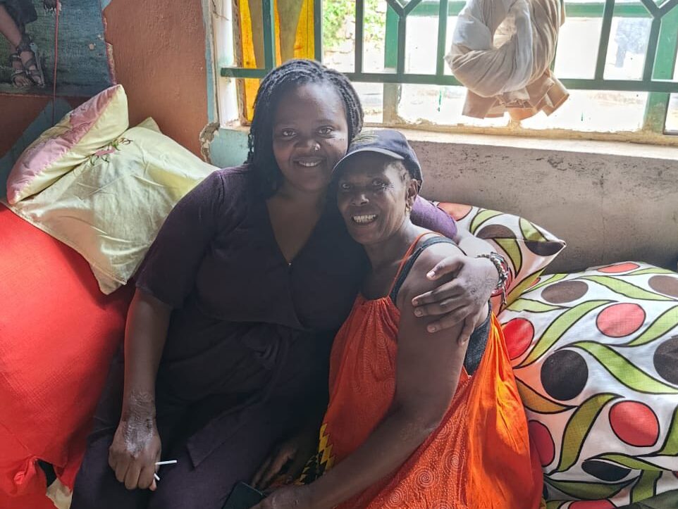 Humphrey Hiuhu Foundation founder + Mary from Happy Mercy Center