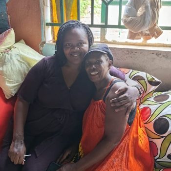 Humphrey Hiuhu Foundation founder + Mary from Happy Mercy Center